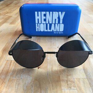 Henry Holland for Le Specs Black Hood Eyes Sunglasses